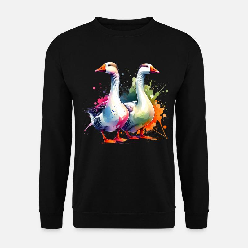 Emdengans Embden Goose - Sweat-shirt Unisexe - noir