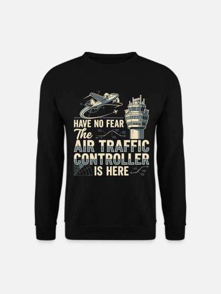 Fluglotse Air Traffic Controller Pilot - Unisex Sweatshirt - black