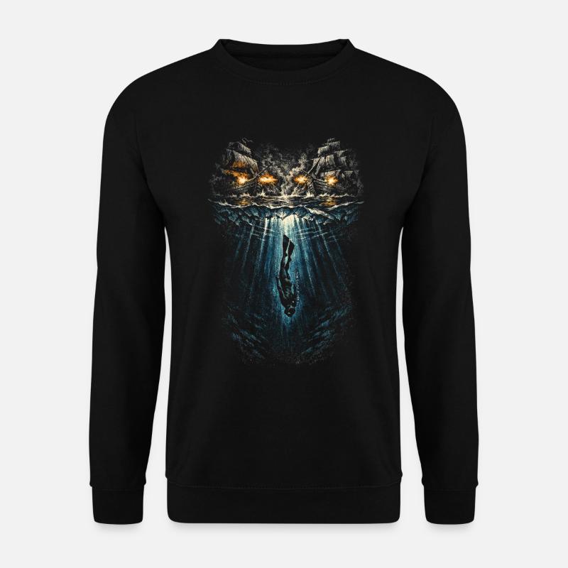 Apnoetauchen Freitauchen - Unisex Pullover - Schwarz