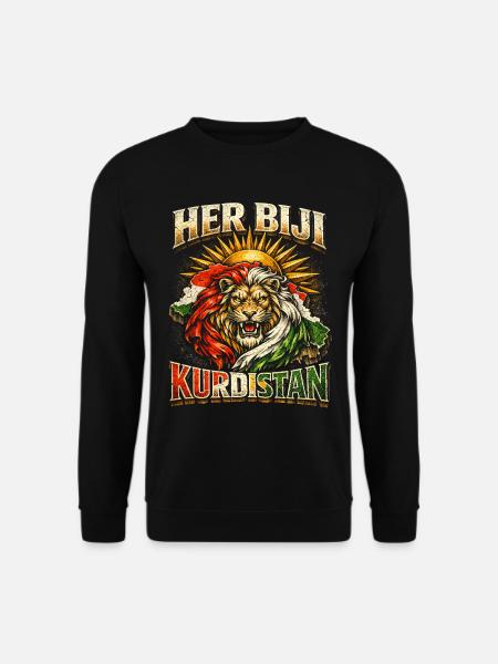 M. Biji Kurds kurdes - Sweat-shirt Unisexe - noir