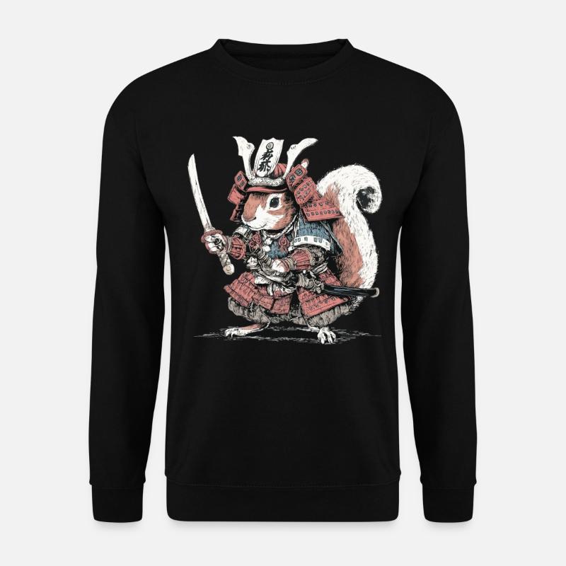 Squirrel Samurai Armor - Unisex Sweatshirt - black