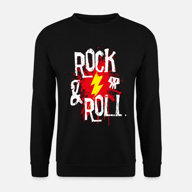 Rock 'n' Roll - Unisex Pullover - Schwarz