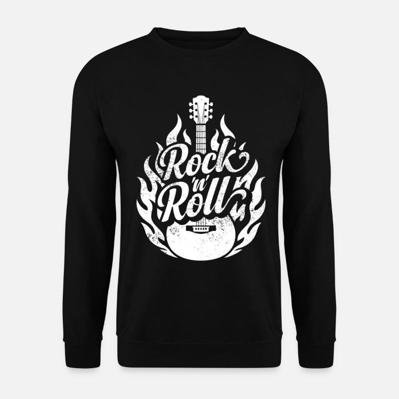 Rock 'n' Roll - Unisex Pullover - Schwarz