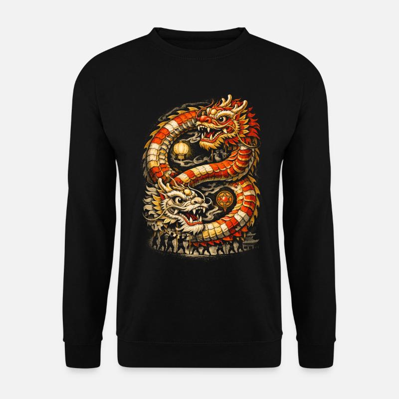 Dragon Dance Drachentanz - Unisex Sweatshirt - black