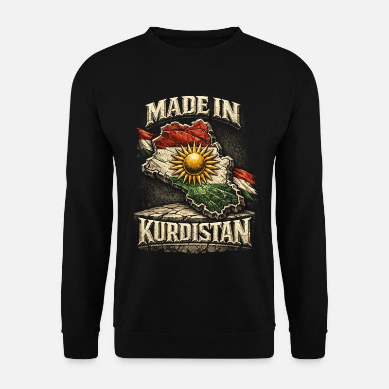 Kurdistan Kurde Kurden - Unisex Pullover - Schwarz