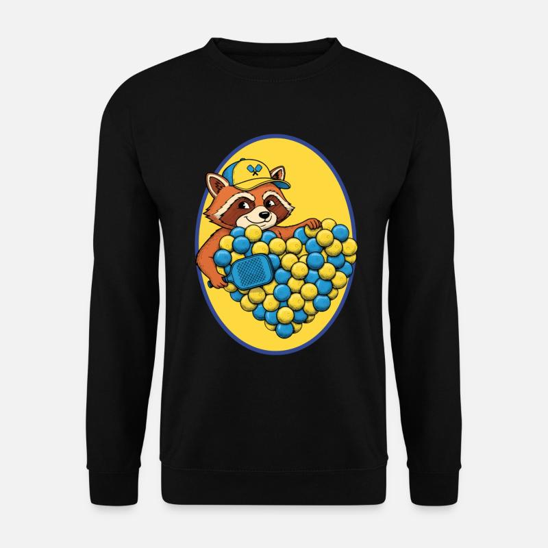 Pickleball funny player pickle ball pickleball - Unisex Sweatshirt - black