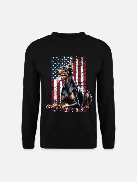 Doberman US Dobermann - Sweat-shirt Unisexe - noir
