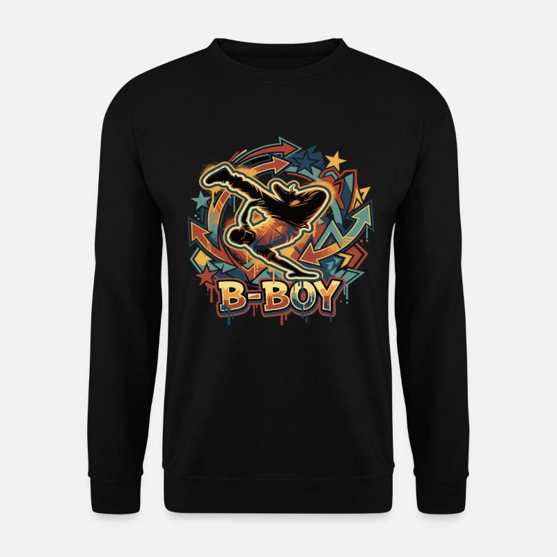 Breakdance B-Boy Streetstyle Graffiti - Unisex Sweatshirt - black