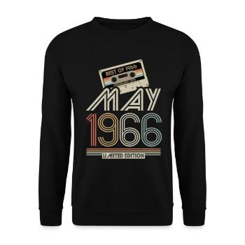 Best of May 1966 Kassette | Limited Edition - Unisex Pullover - Schwarz - Vorne - Alina (178cm) & Michal (187cm)