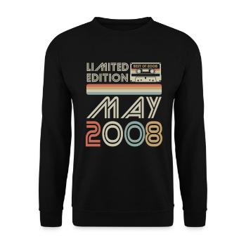 Best of May 2008 Kassette | Limited Edition - Unisex Pullover - Schwarz - Vorne - Alina (178cm) & Michal (187cm)