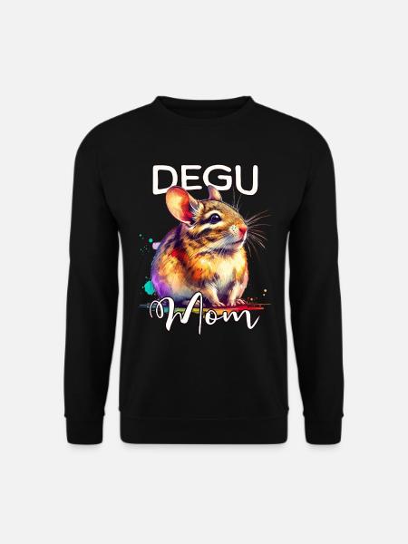 Degu Mama - Unisex Pullover - Schwarz