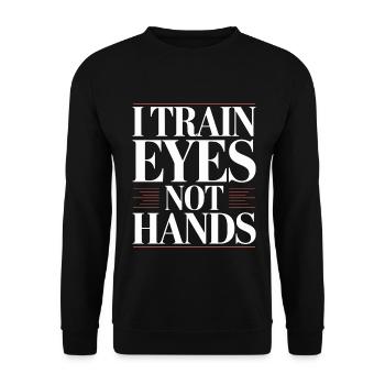 Designer Educator I Train Eyes Visual Designer - Unisex Pullover - Schwarz - Vorne - Alina (178cm) & Michal (187cm)