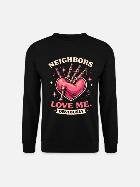 Bagpipes Bagpiper Bagpipe - Unisex Sweatshirt - black