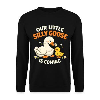 Silly Goose Baby - Unisex Pullover - Schwarz - Vorne - Alina (178cm) & Michal (187cm)