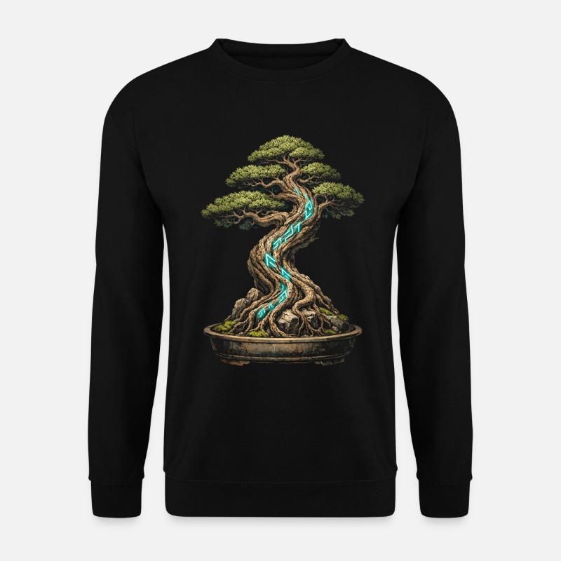 Bonsaibaum - Unisex Pullover - Schwarz