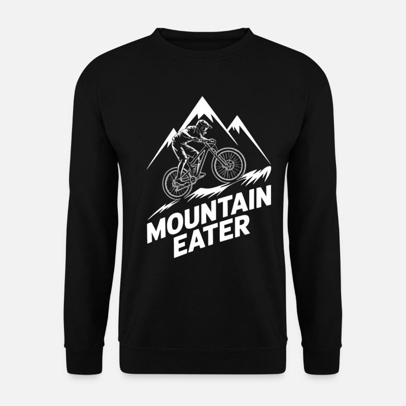 VTT, Descente, Action du cyclisme - Sweat-shirt Unisexe - noir
