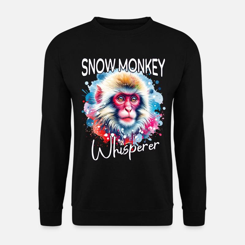 Snow Monkey Whisperer - Unisex Sweatshirt - black