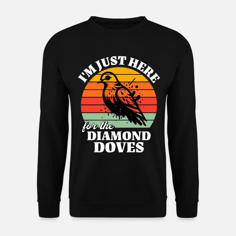 Funny Diamond Dove Sayings - Unisex Sweatshirt - black