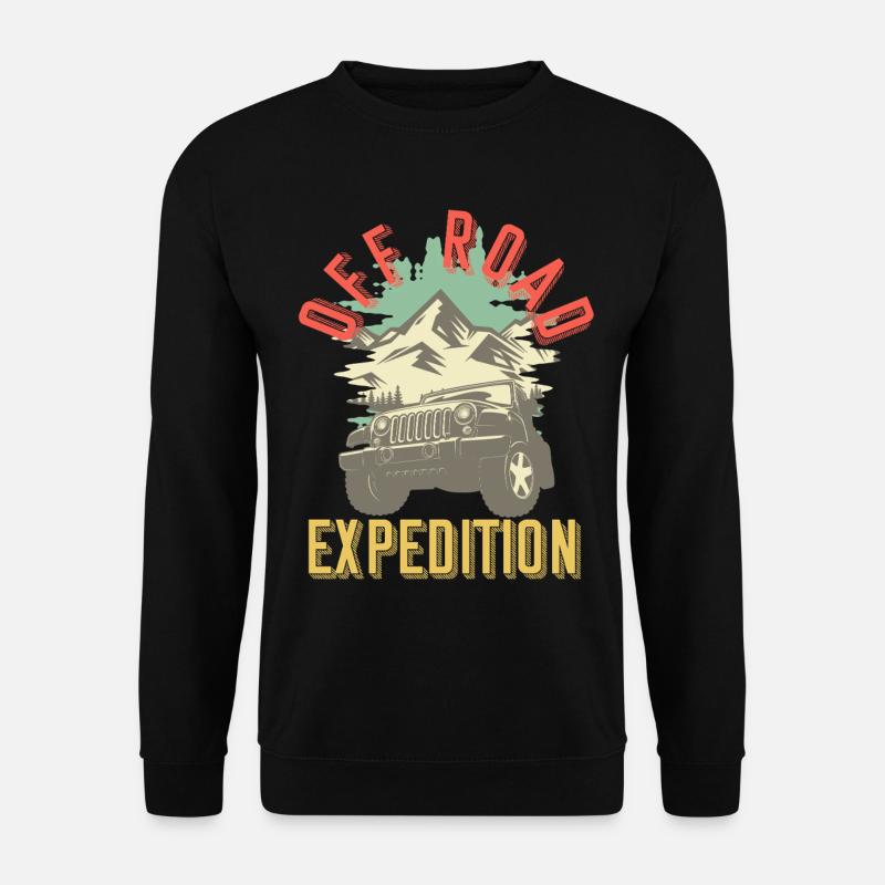 Offroad Expedition Adventure Gift Idea - Unisex Sweatshirt - black