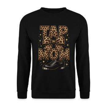 Tap Mom Tap Dancing Tap Dancer Dance - Unisex Sweatshirt - black - Front - Alina (178cm) & Michal (187cm)