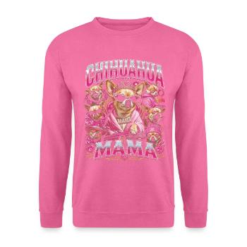 Schmuggler-Chihuahua-Mama Hundeliebhaber-Mama - Unisex Pullover - Pink - Vorne