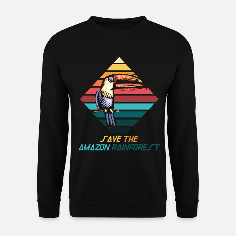 Sava – Save the rainforest - Unisex Sweatshirt - black