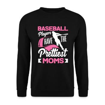 Les joueurs de baseball ont les plus belles mamans - Sweat-shirt Unisexe - noir - Devant - Alina (178cm) & Michal (187cm)