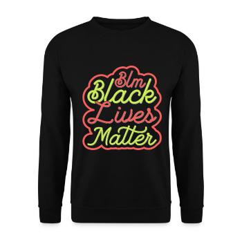 Black Lives Matter Civil Rights Equality Movement - Unisex Sweatshirt - black - Front - Alina (178cm) & Michal (187cm)