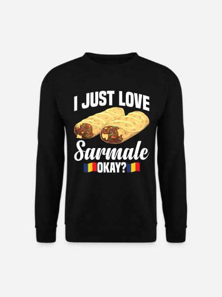 Plat roumain de Sarmale Snack serbe - Sweat-shirt Unisexe - noir