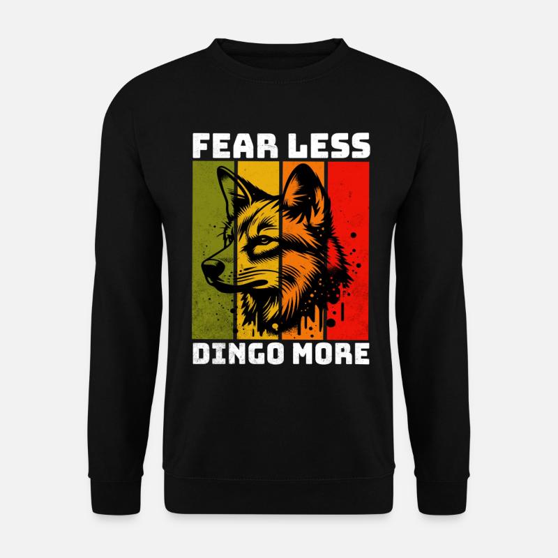 Dingo Australian Wild Dog - Unisex Sweatshirt - black