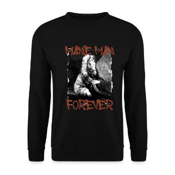 Cavalier Cavalier Cheval - Sweat-shirt Unisexe - noir - Devant - Alina (178cm) & Michal (187cm)