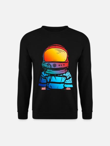 Astronaut Dream Gift for Kids - Unisex Sweatshirt - black