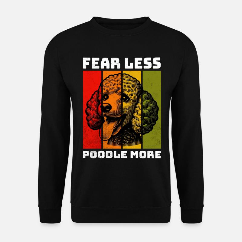 Poodle Pudel - Unisex Sweatshirt - black