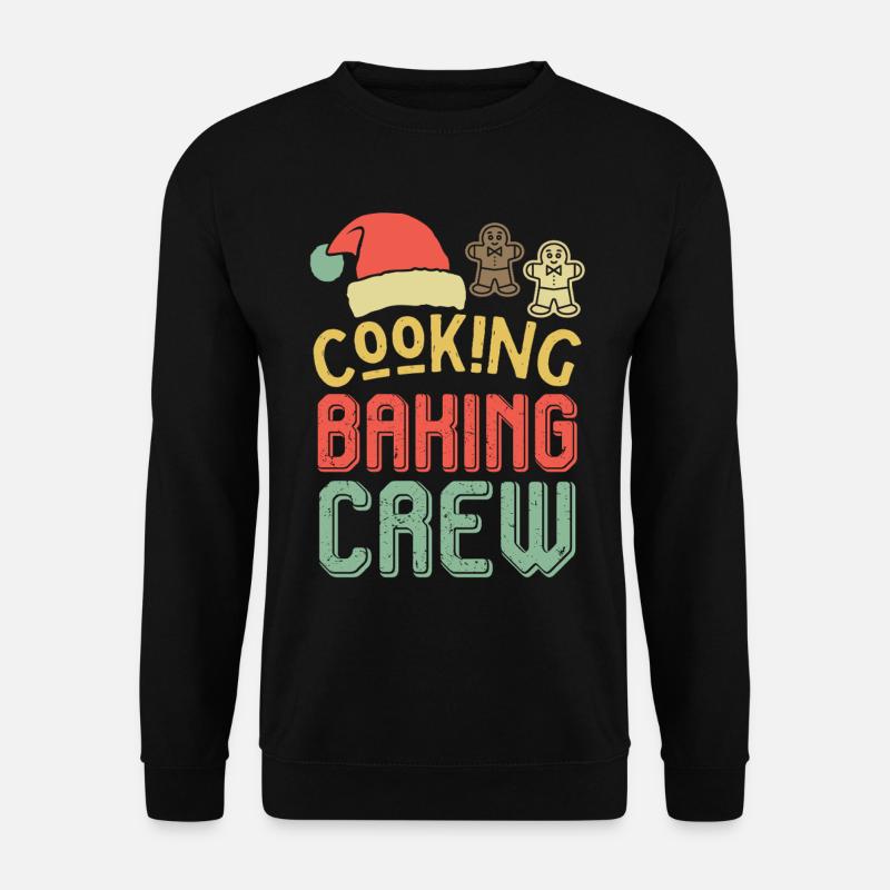 Weihnachts-Backcrew – Cooking Baking Crew - Unisex Pullover - Schwarz