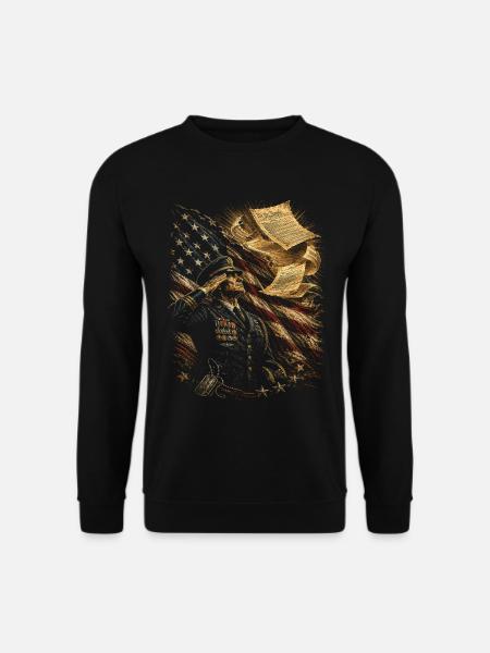 Veterans Day for Democrats - Unisex Sweatshirt - black