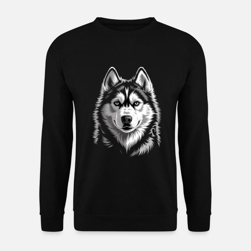 Husky - Unisex Pullover - Schwarz
