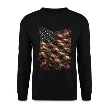 Jour des anciens combattants pour les démocrates - Sweat-shirt Unisexe - noir - Devant - Alina (178cm) & Michal (187cm)