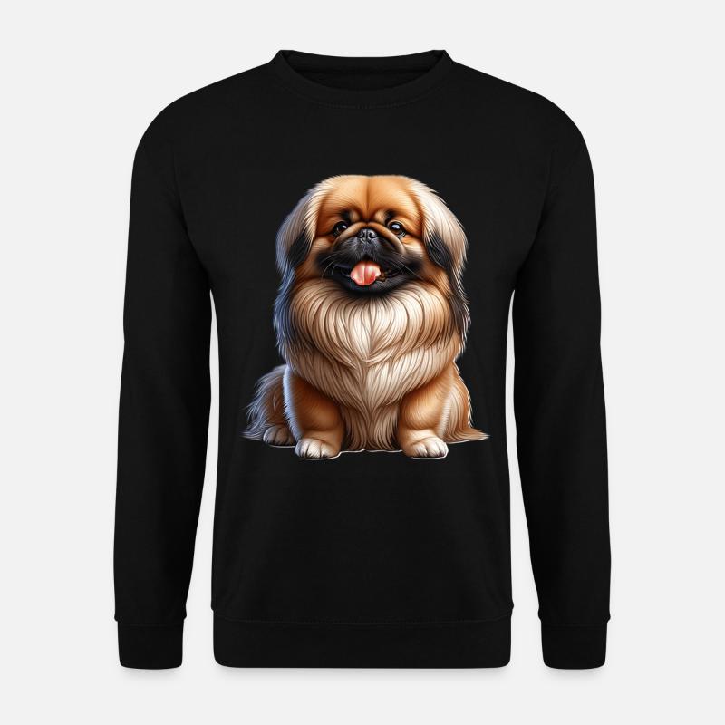 Pekinese Pekingese - Unisex Pullover - Schwarz