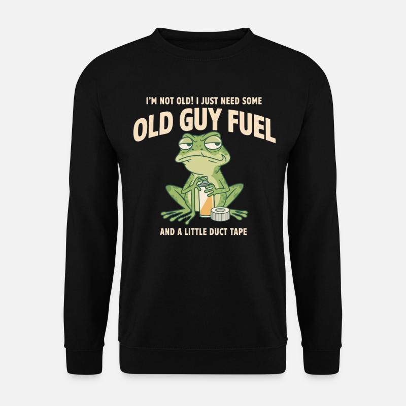 Old Guy Fuel Frog Tee - Unisex Sweatshirt - black
