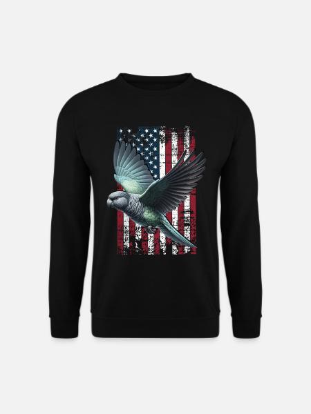 Pionus Parrot US Red-rumped Parrot - Unisex Sweatshirt - black