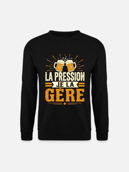 La pression je la gère - Sweat-shirt Unisexe - noir