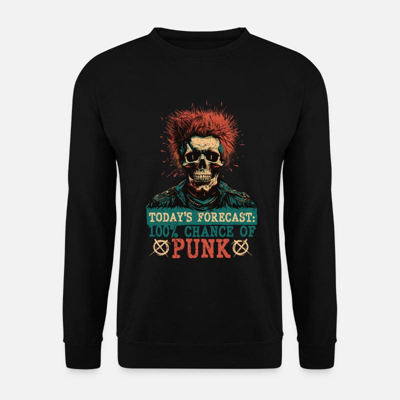 Punk For A Day - Unisex Pullover - Schwarz