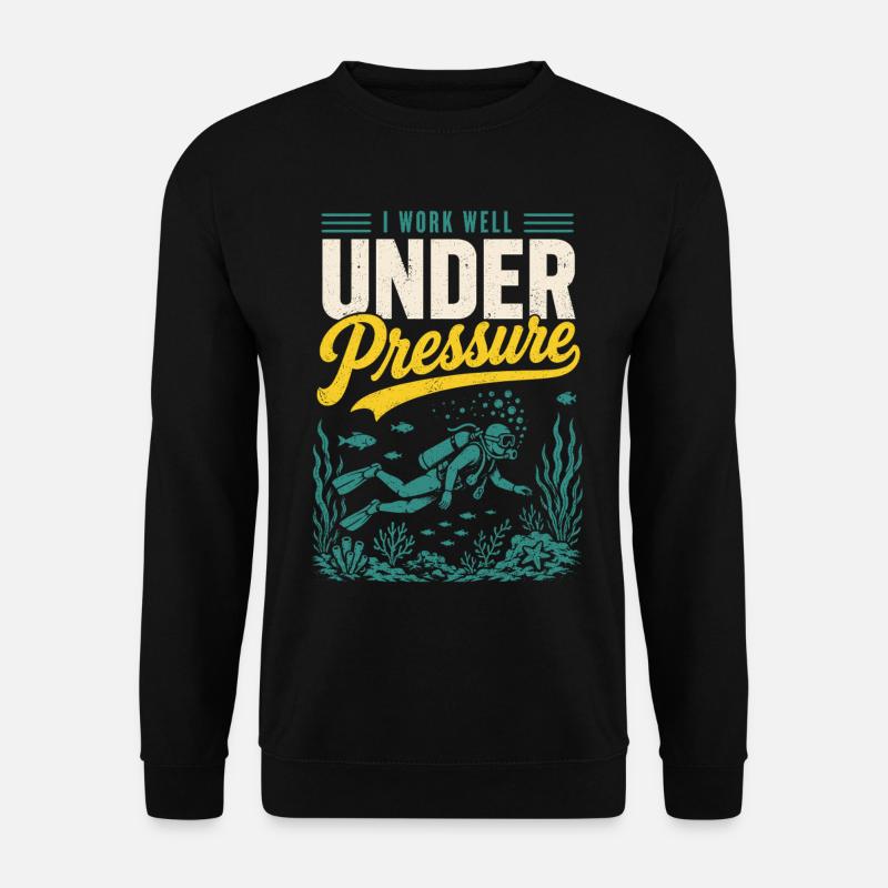 Diver Under Pressure Shirt - Unisex Sweatshirt - black