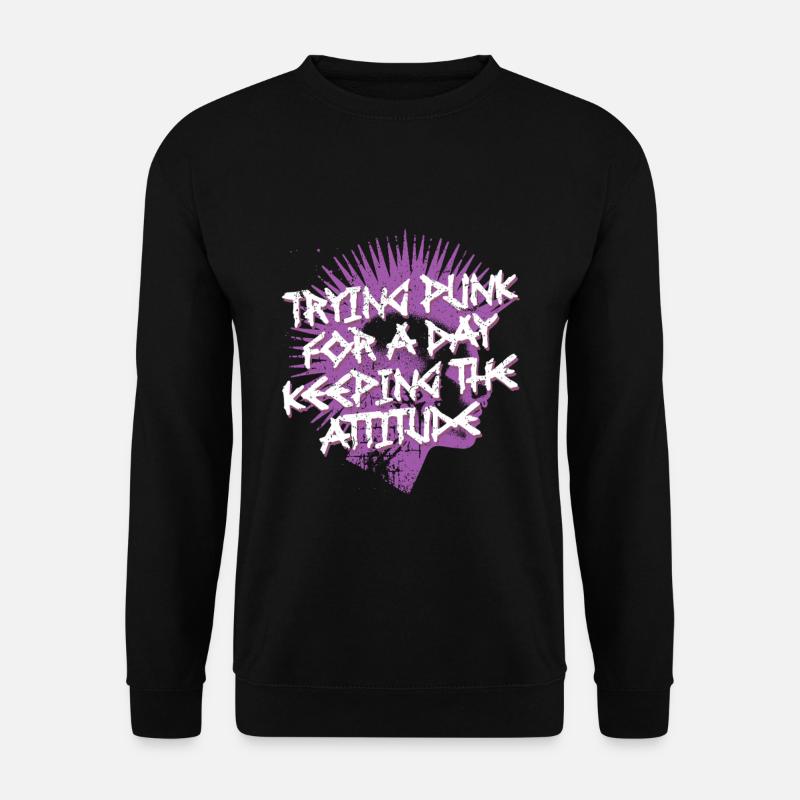 Punk For A Day - Unisex Sweatshirt - black