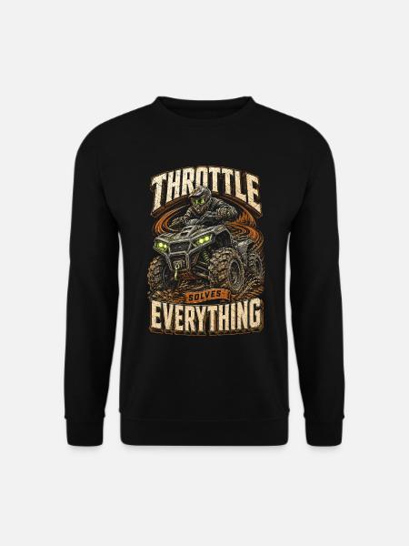 ATV Quad Fahren Quads Quadfahrer - Unisex Pullover - Schwarz