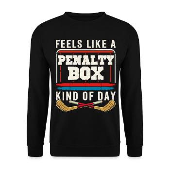 Hockey Lovers - Unisex Sweatshirt - black - Front - Alina (178cm) & Michal (187cm)