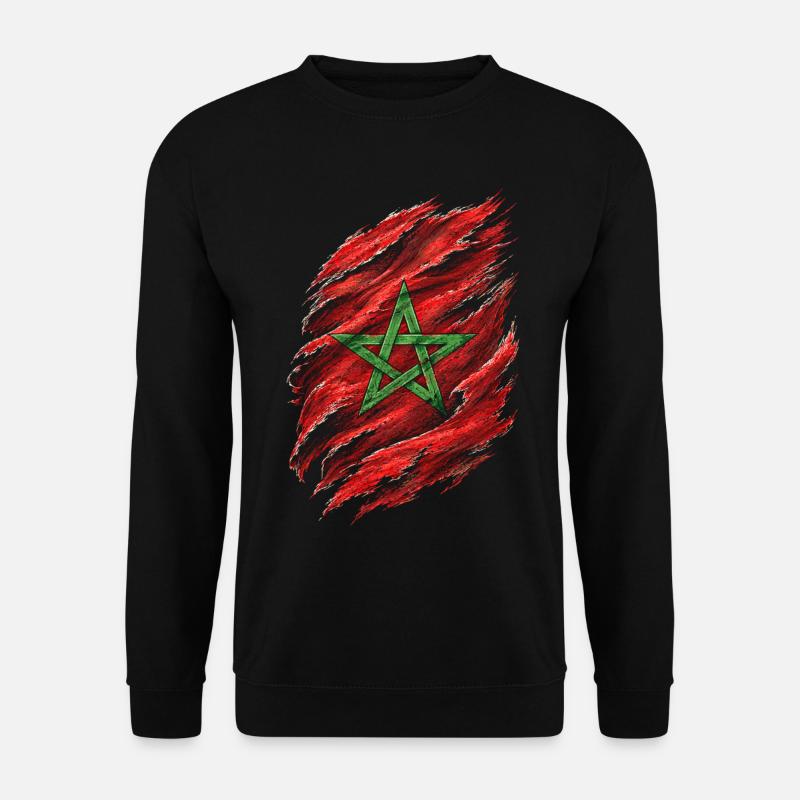 Moroccan Moroccan Moroccan - Unisex Sweatshirt - black