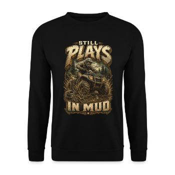 ATV Quad Biking Quad Quad Riders - Unisex Sweatshirt - black - Front - Alina (178cm) & Michal (187cm)