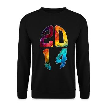 12 ANS 2014 12E ANNIVERSAIRE - Sweat-shirt Unisexe - noir - Devant - Alina (178cm) & Michal (187cm)