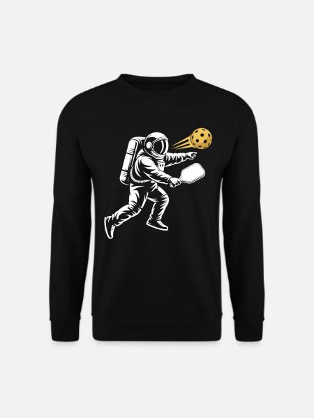 T-shirt Astronaute Pickleball - Sweat-shirt Unisexe - noir